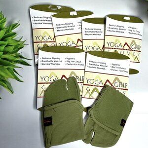 Sun Salutations Yoga Grip Foot Gloves Sage Green Medium